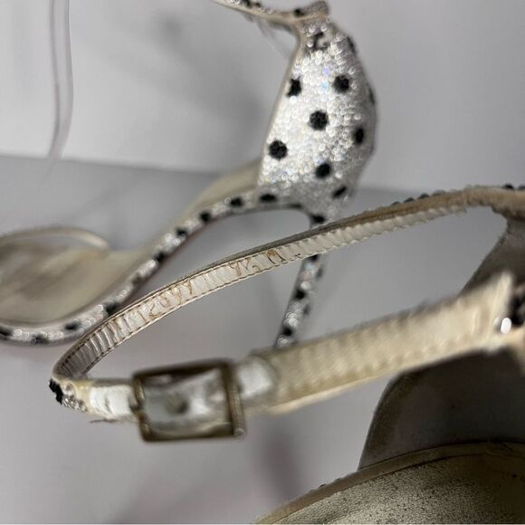 Stuart Weitzman Silver and Black Heels - Picture 12 of 14